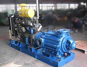 XBC-D type multi-stage pump with diesel engine