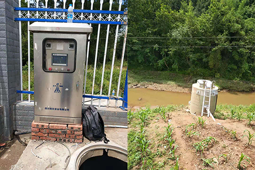 Outdoor installation of fiberglass integrated prefabricated pump station - rainwater and sewage collection and improvement project!