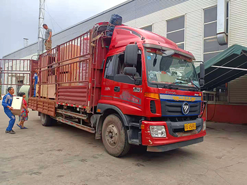 Loading and delivery of pressurized water supply equipment